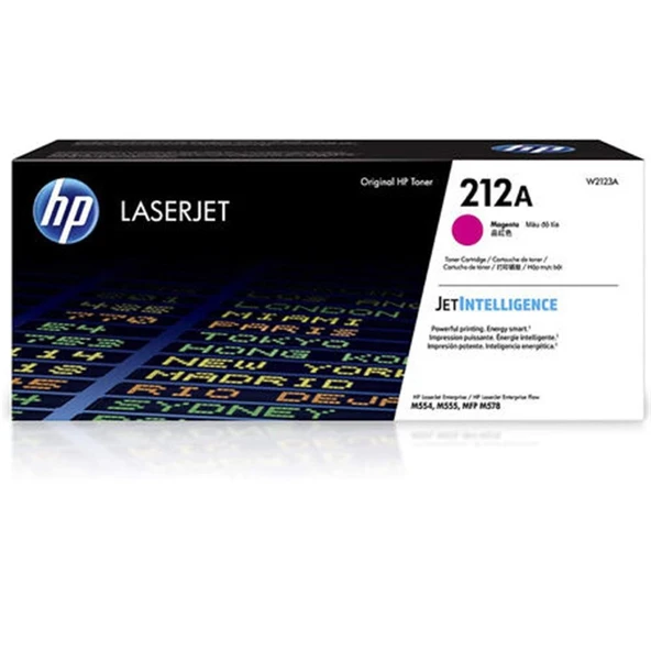 HP 212A Magenta Kırmızı 4.500 Sayfa Toner W2123A ürün görseli 1