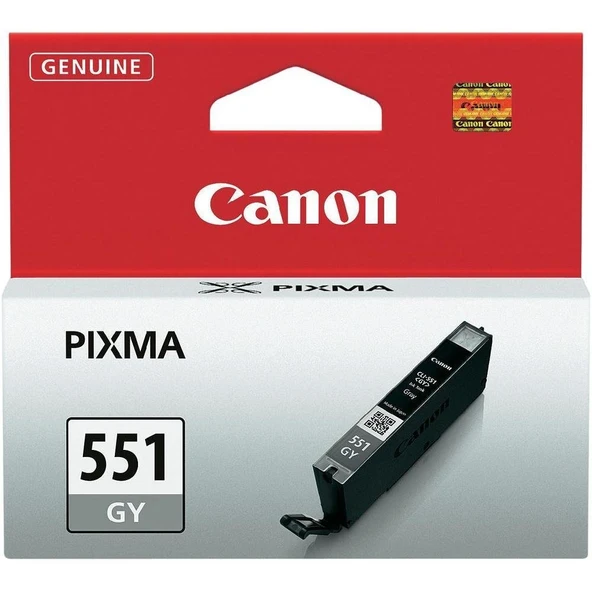 Canon CLI-551GY Gray Gri Mürekkep Kartuş IP7250 MX925 ürün görseli 1
