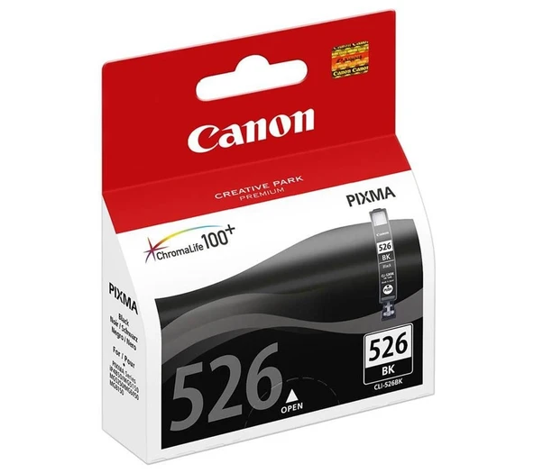 Canon CLI-526BK Black Siyah Mürekkep Kartuş IX6550 MG5150-5250-5350-6150 ürün görseli 1