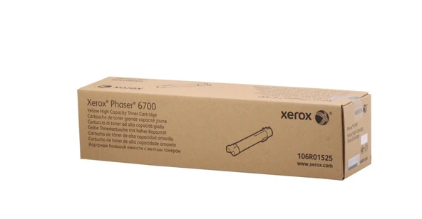 Xerox 106R01525 Phaser 6700 Yüksek Kapasite Yellow Sarı Toner 12.000 Sayfa ürün görseli 1