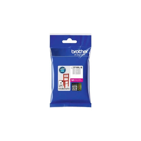 Brother LC3719XLM Magenta Kırmızı 1.500 Sayfa Kartuş MFC-J3930DW ürün görseli 1