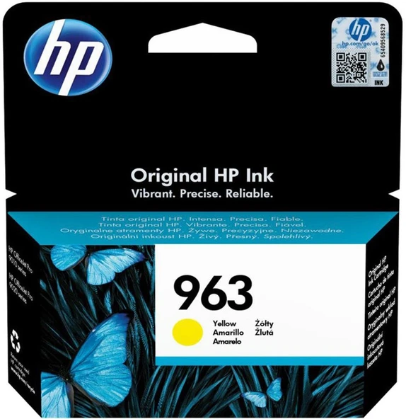 HP 963 Yellow Sarı Kartuş 3JA25A ürün görseli 1