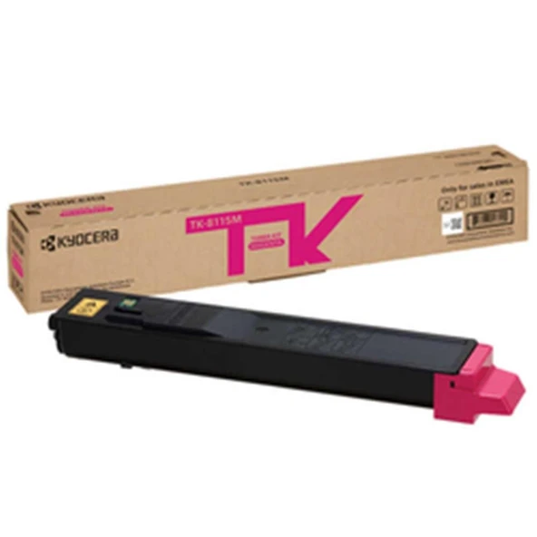 Kyocera TK-8115M Magenta Kırmızı Orjinal Fotokopi Toneri Ecosys M8124cidn-M8130cidn 6.000 Sayfa ürün görseli 1