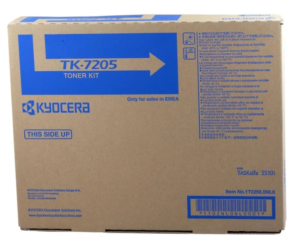 Kyocera TK-7205 Orjinal Fotokopi Toneri Taskalfa 3510i-3511i 35.000 Sayfa ürün görseli 1