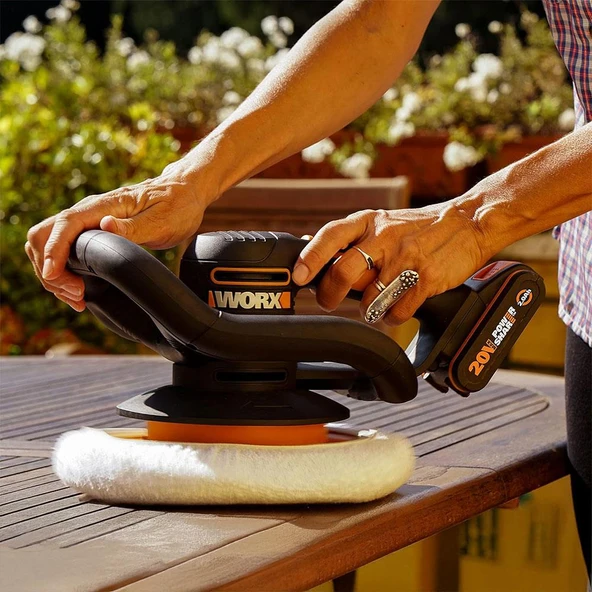PTTAVM: WORX WX856.9 20Volt 254MM Şarjlı Orbital Polisaj Makinesi