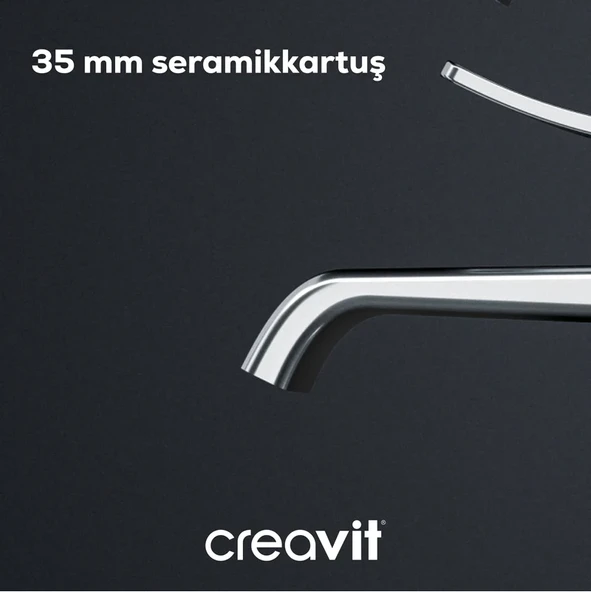 CREAVİT Lua Banyo Bataryası Armatürü LU2500 - Resim 3