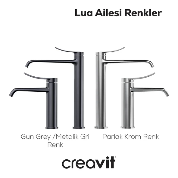 CREAVİT Lua Banyo Bataryası Armatürü LU2500 - Resim 4