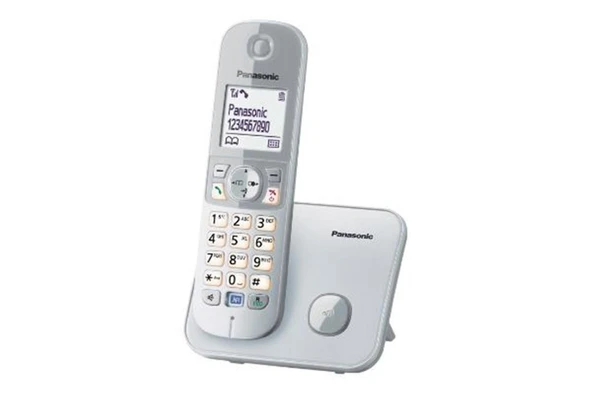 Panasonic KX-TG6811 Gri Telsiz Dect Telefon Elektrik Kesintisinde Konuşabilme ürün görseli 1