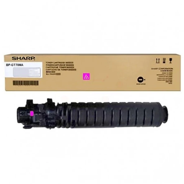 SHARP BP-GT70MA Magenta Kırmızı Orjinal Fotokopi Toneri BP-50c26-50c31-50c36-50c45 24.000 Sayfa ürün görseli 1