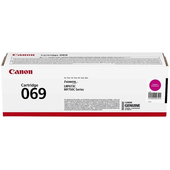 Canon CRG-069 M Magenta Kırmızı Toner MF754-752-673 ürün görseli 1