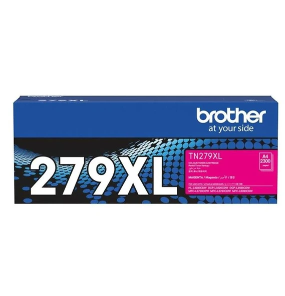 Brother TN-279XLM Magenta Kırmızı Toner HL-L3280CDW  DCP-L3520-3560 MFC-L3720-3760-8390 2.300 Sayfa ürün görseli 1
