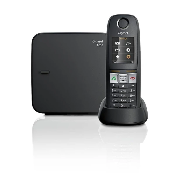 Gigaset E630 Siyah Telsiz Dect Telefon Işıklı Renkli Ekran Sms ürün görseli 1