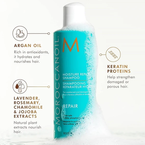 Moroccanoil Moisture Repair Şampuan 250 ml ürün görseli 1