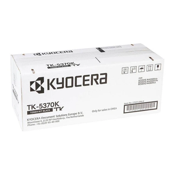 Kyocera TK-5370K Black Siyah Orjinal Fotokopi Toneri Ecosys MA3500cix - MA3500cifx 7.000 Sayfa ürün görseli 1