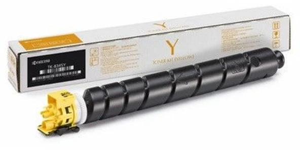 Kyocera TK-8345Y Yellow Sarı Orjinal Fotokopi Toneri Taskalfa 2552-2553ci 12.000 Sayfa ürün görseli 1