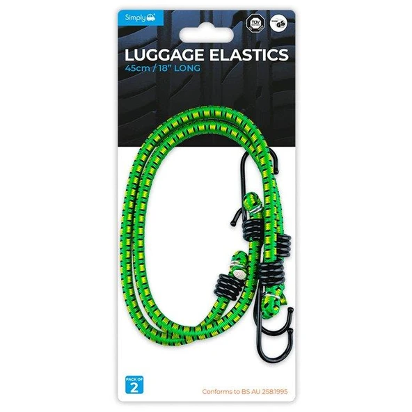 Simply Brands Bagaj Lastigi Kancali 45cm 2 Adet ürün görseli 1