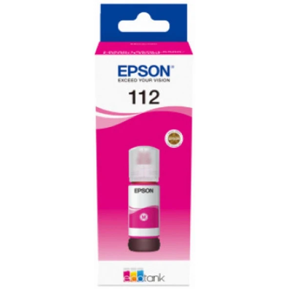 Epson 112  Magenta Kırmızı Şişe Mürekkep 13T06C34A ürün görseli 1