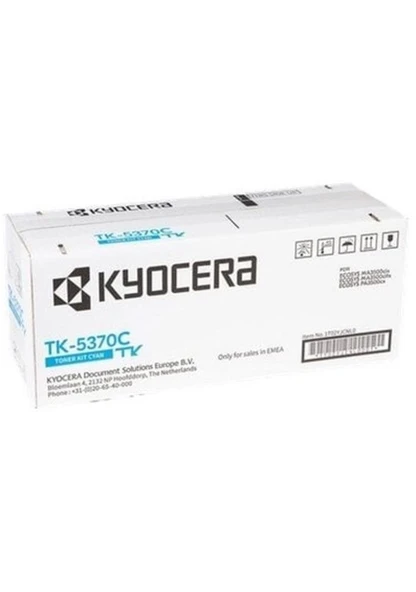 Kyocera TK-5370C Cyan Mavi Orjinal Fotokopi Toneri Ecosys MA3500cix - MA3500cifx 5.000 Sayfa ürün görseli 1