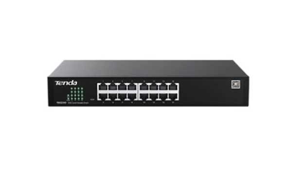 Tenda TEG2216D 16 Port 10-100-1000 Switch Cloud Yönetilebilir Çelik Kasa Switch ürün görseli 1