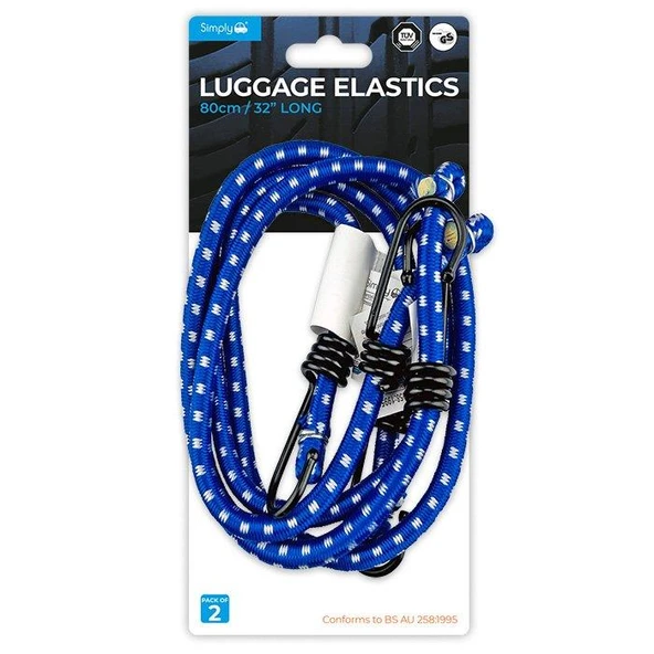 Simply Brands Bagaj Lastigi Kancali 80cm 2 Adet ürün görseli 1