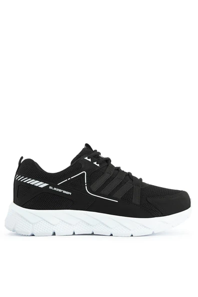 Slazenger ALONE I K Unisex Sneaker Ayakkabı Siyah  Beyaz ürün görseli 1