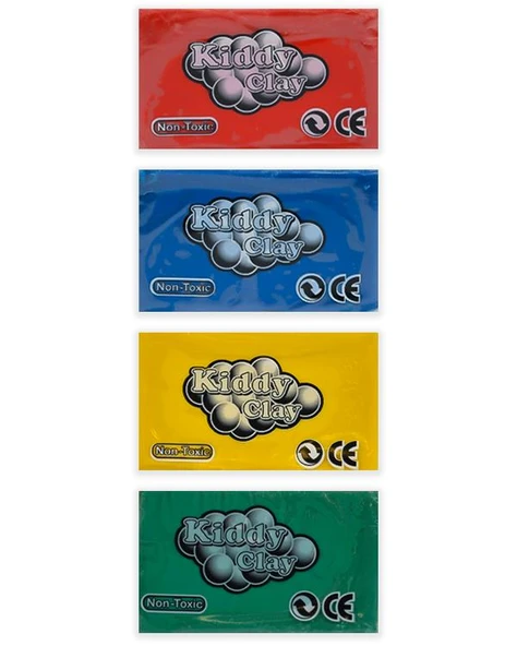 Kiddy Clay Renkli Oyun Hamuru 4lü 240gr ürün görseli 1