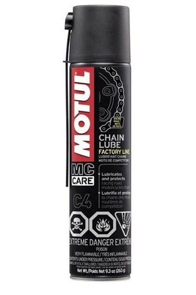 Motul C4 Chain Lube Factory Line 400 ml Zincir Yağı ürün görseli 1