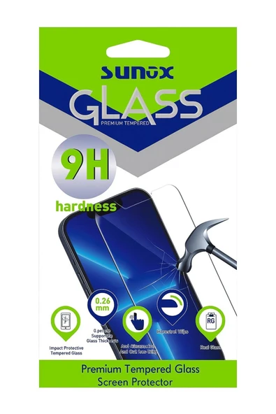SUNİX SUNİX İPHONE 8 PLUS UYUMLU EKRAN KORUYUCU KIRILMAZ CAM ürün görseli 1