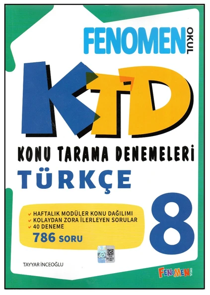 FENOMEN 8.SINIF TÜRKÇE KONU TARAMA DENEMELERİ ürün görseli 1