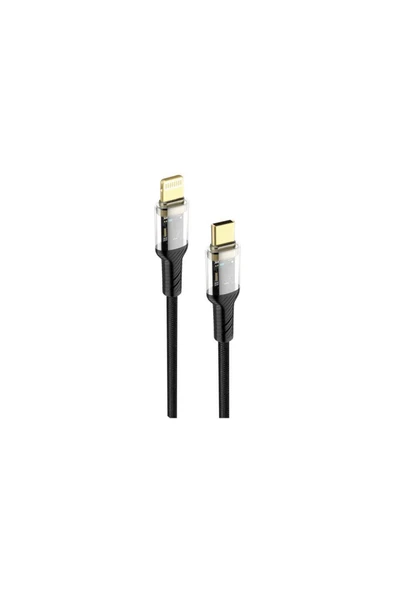 SUNİX 20w Usb-c Lightning Şarj Ve Data Kablosu Siyah Sc-88 ürün görseli 1