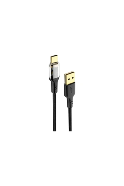 SUNİX 3.4a Type-c Şarj Ve Data Kablosu Siyah Sc-85 ürün görseli 1