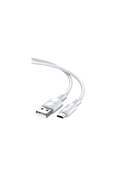 SUNİX 2a Usb / Micro Şarj Ve Data Kablosu Beyaz Mcr-10 ürün görseli 1