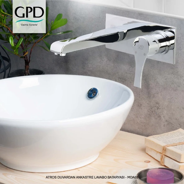Gpd Atros Ankastre Lavabo Bataryası MDA65 - Resim 3