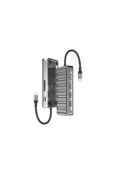 SUNİX Pd 100w 7in1 Usb-c To Tf/sd-hdmı Hub Adaptör Hb-13 ürün görseli 1