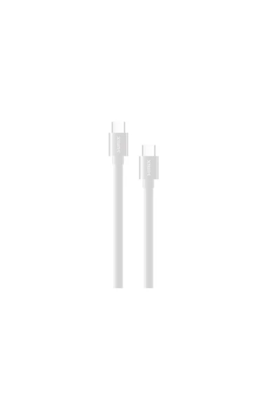 SUNİX 60w Soft Kablo Usb-c Şarj Ve Data Kablosu Beyaz Sc-10 ürün görseli 1