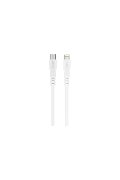 SUNİX 20w Usb-c / Lightning Hızlı Şarj Ve Data Kablosu Beyaz Sc-93 ürün görseli 1