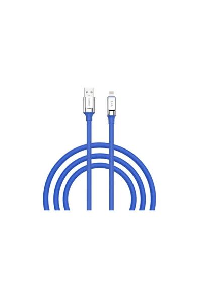 SUNİX 3.4a Lightning Şarj Ve Data Kablosu Mavi Sc-64 ürün görseli 1