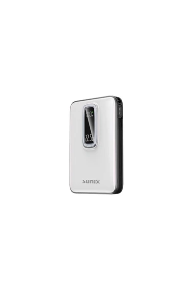 SUNİX 10.000 Mah 15W Standlı Wıreless Powerbank Beyaz PB-90 ürün görseli 1