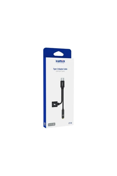 SUNİX 2in1 Type-c Dönüştürücü Adaptör Ct-10 - Resim 2