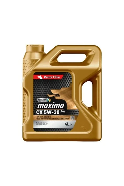 PETROL OFİSİ MAXIMA CX 5W30 4 LT ürün görseli 1