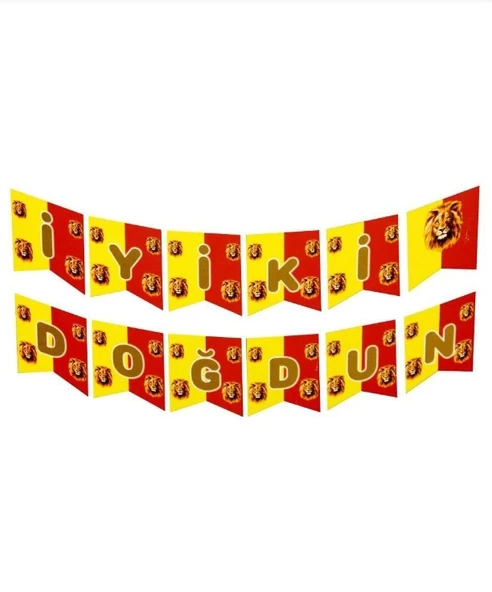 TARAFTAR SARI KIRMIZI BANNER ürün görseli 1