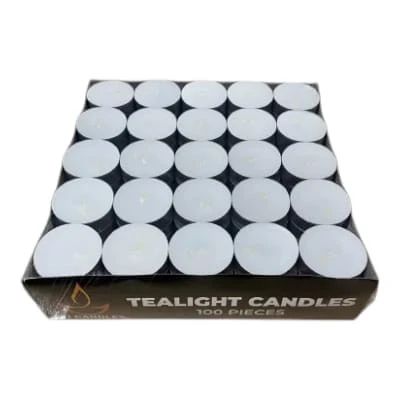 TeaLight Mum Beyaz 100 'lü Paket ürün görseli 1