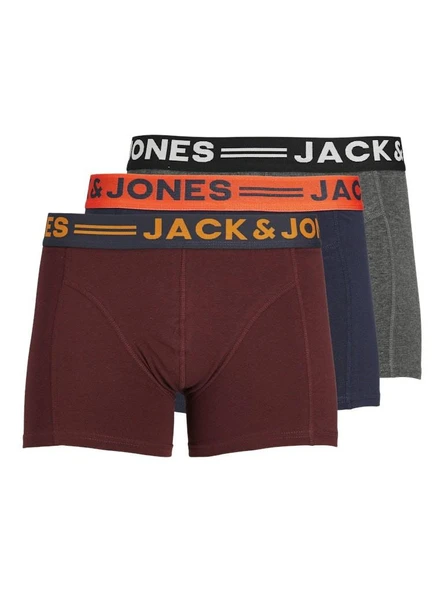 Jack Jones Lıcfıeld 3 Lü Paket Erkek Boxer 12113943 ürün görseli 1