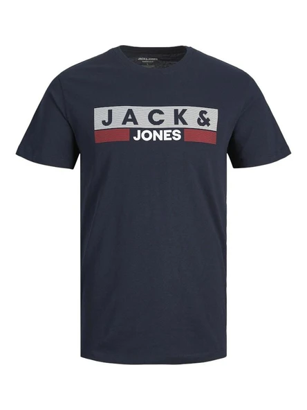 Jack Jones Corp Logo Plus Erkek Tişört 12158505 ürün görseli 1