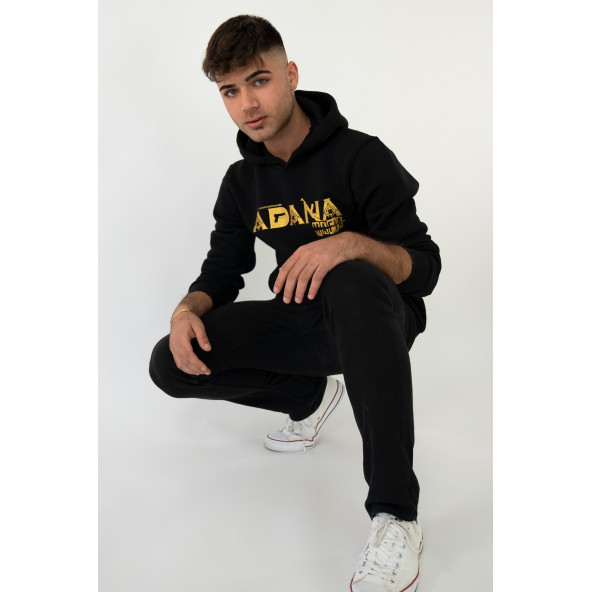 Adana Mafia Erkek Kapüşonlu Sweatshirt - Resim 5