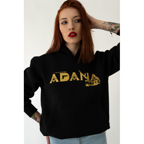 Adana Mafia Kapüşonlu Kadın Sweatshirt ürün görseli 1
