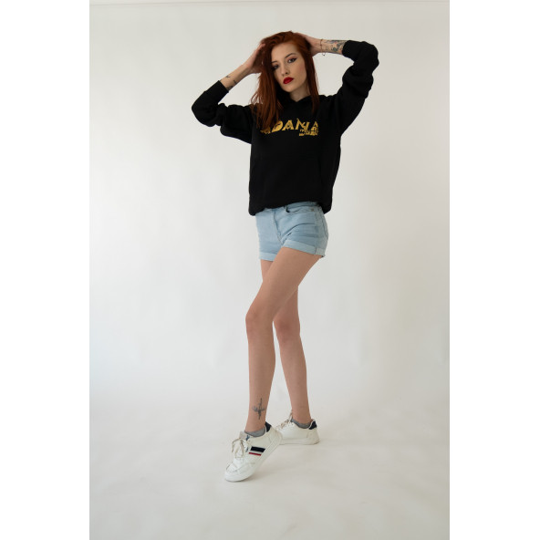 Adana Mafia Kapüşonlu Kadın Sweatshirt - Resim 7