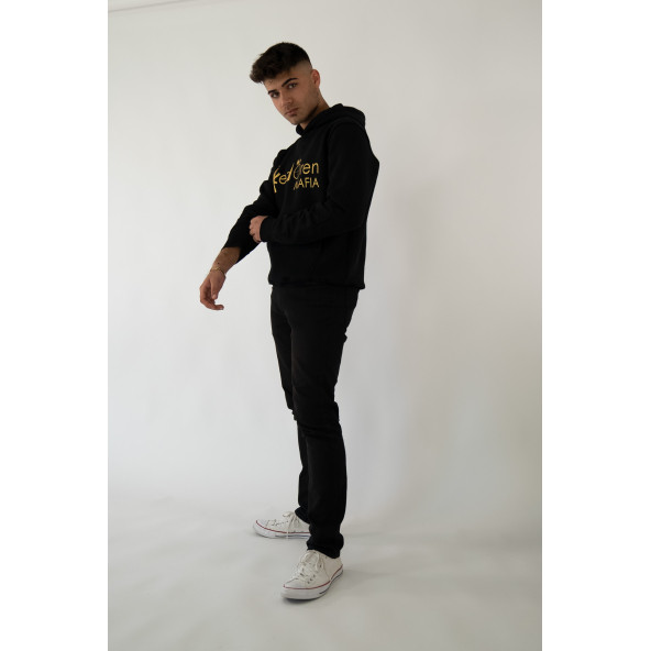 Keçiören Mafia Erkek Kapüşonlu Sweatshirt - Resim 2