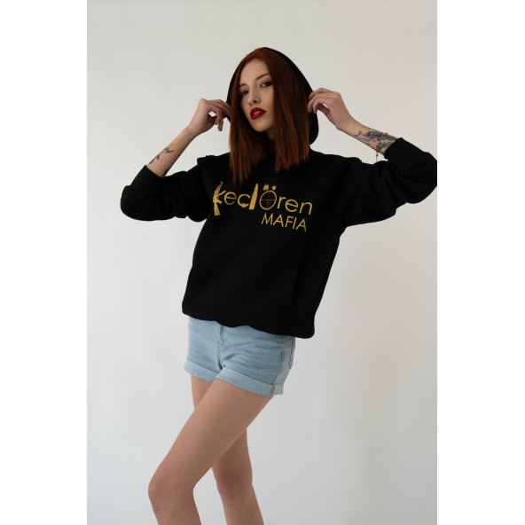 Keçiören Mafia Kadın Kapüşonlu Sweatshirt - Resim 2