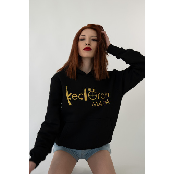 Keçiören Mafia Kadın Kapüşonlu Sweatshirt - Resim 5